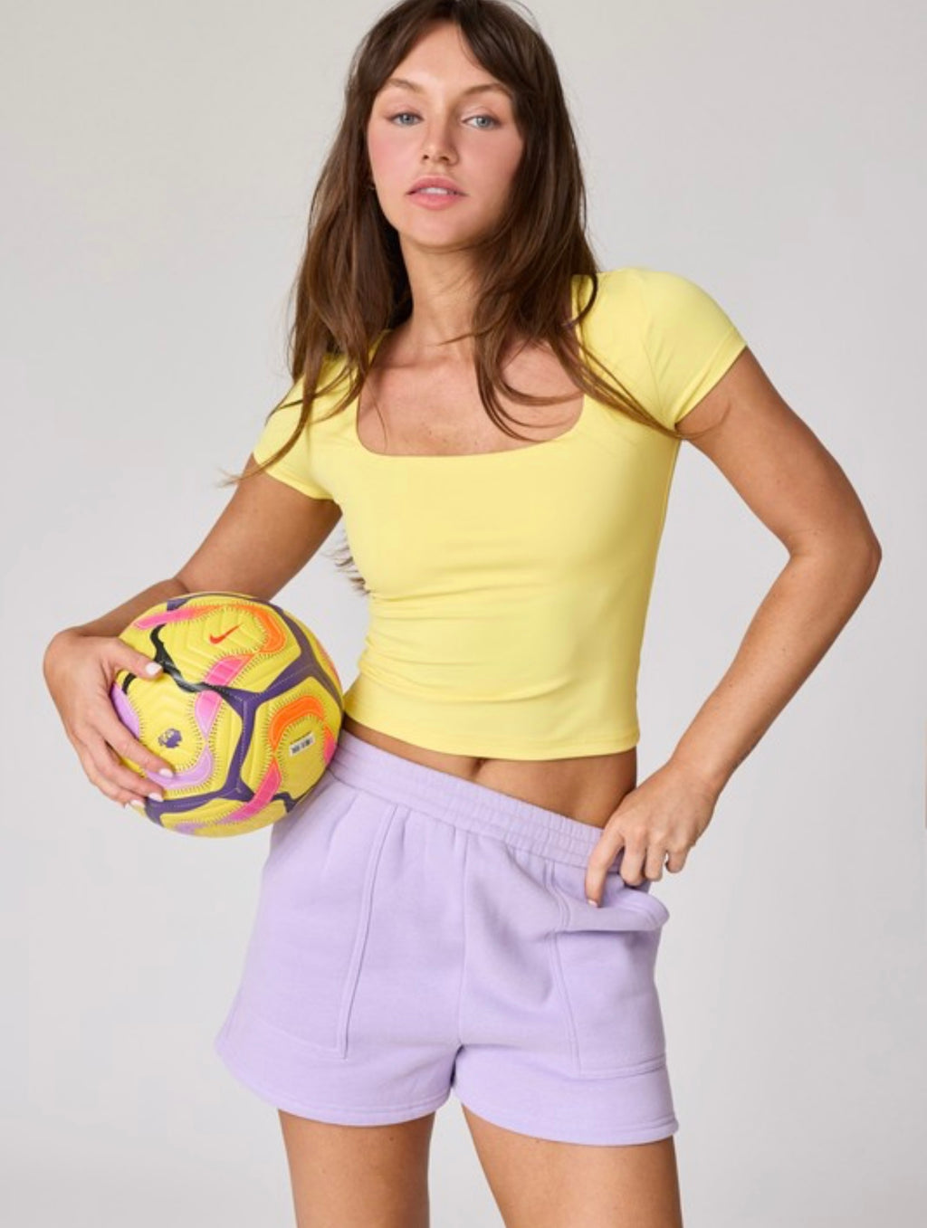 Slim Fit Square Neck Top