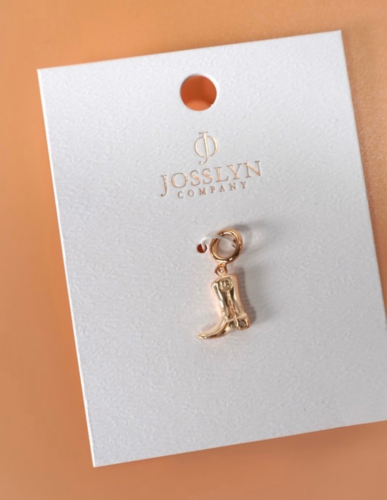 Brass Shoe Charm