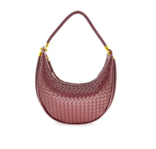 BC Bags Woven Shoulder Bag