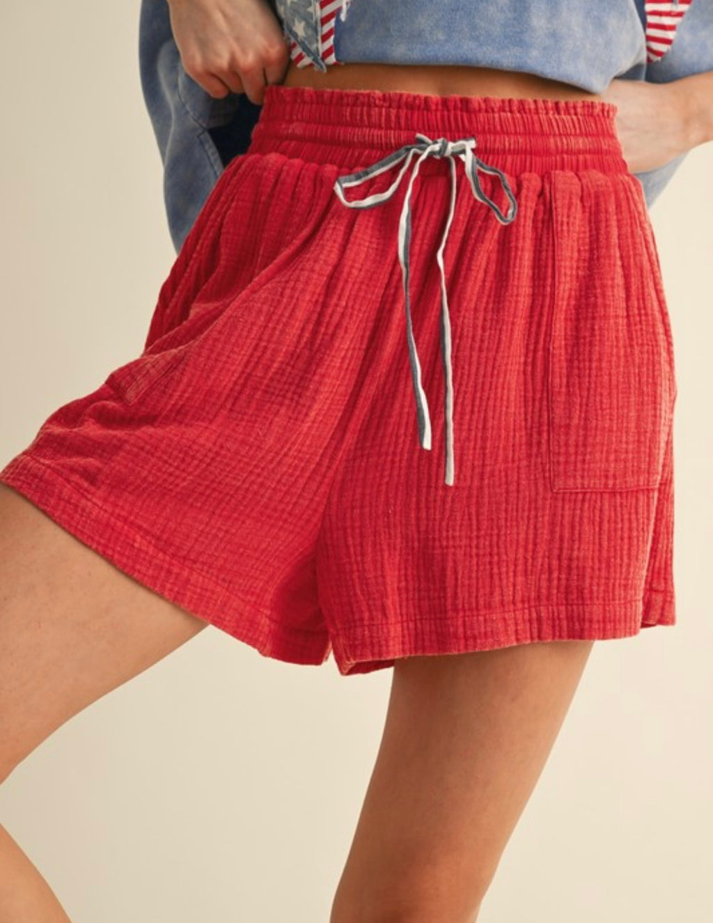 Mineral Wash Gauze Short