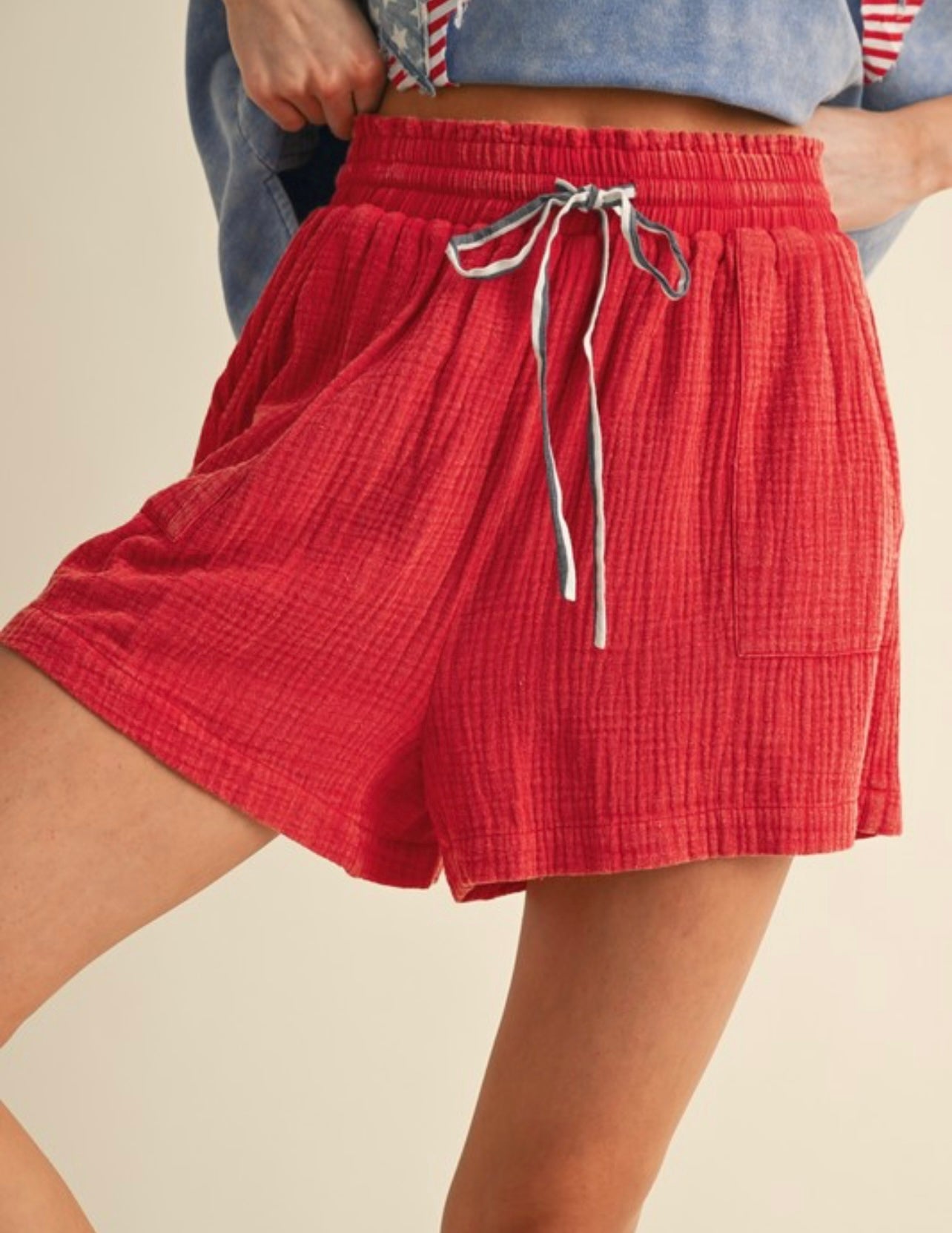 Mineral Wash Gauze Short