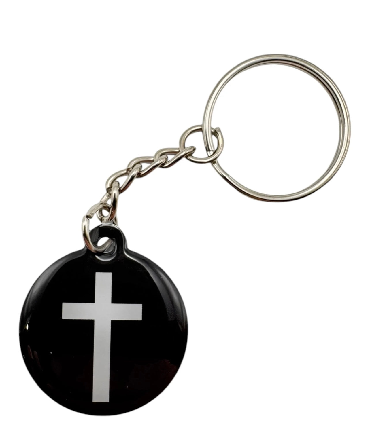 Tap to Pray Tag Keychain
