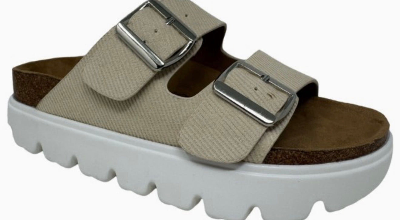 Platform Slip-On Sandal