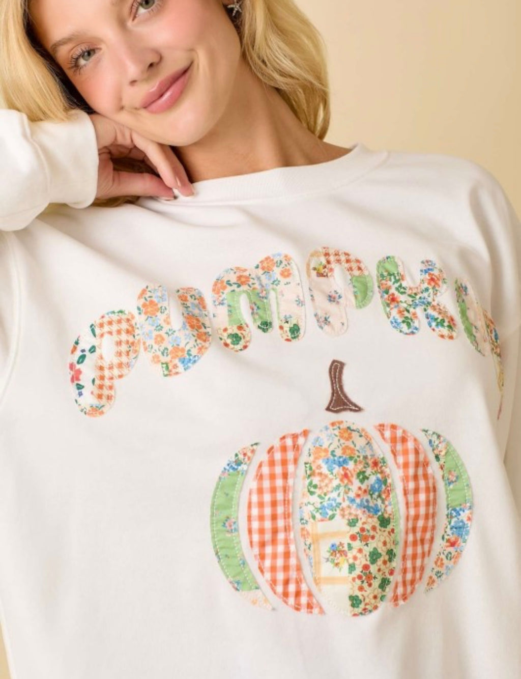Pumpkin Patchwork Crewneck