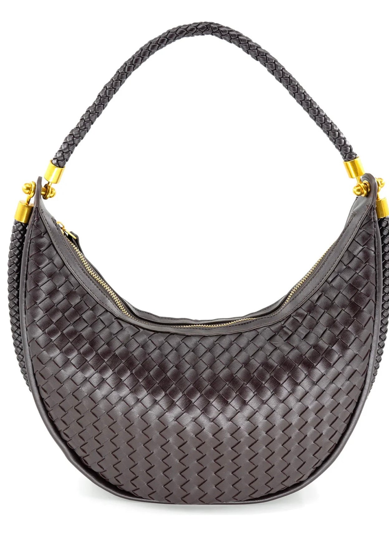 BC Bags Woven Shoulder Bag