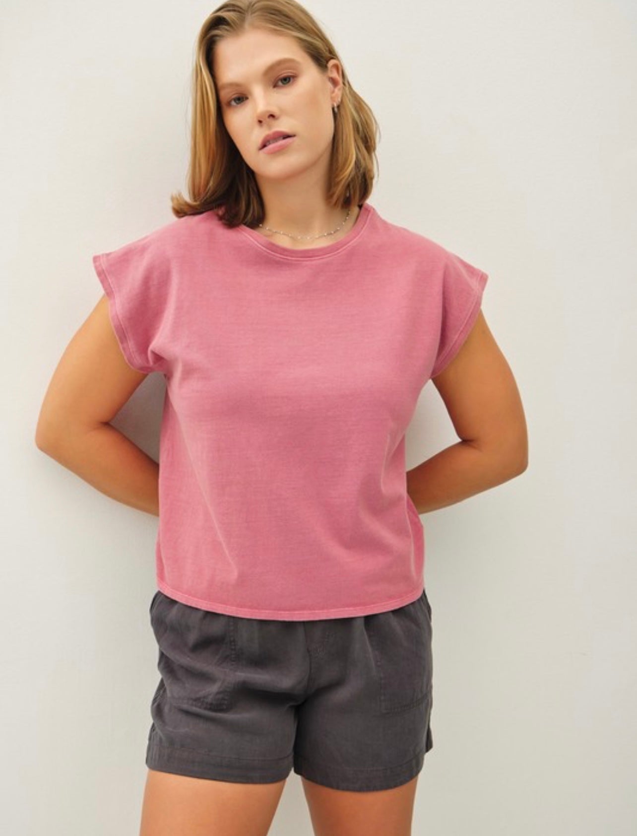 Basic Cap Sleeve Tee