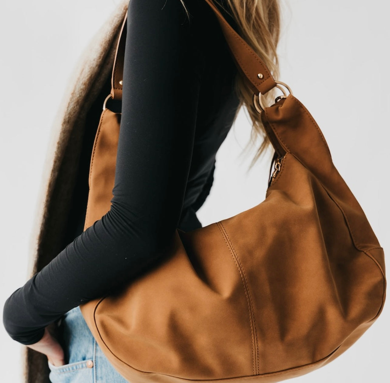 PS Shoulder Hobo Bag