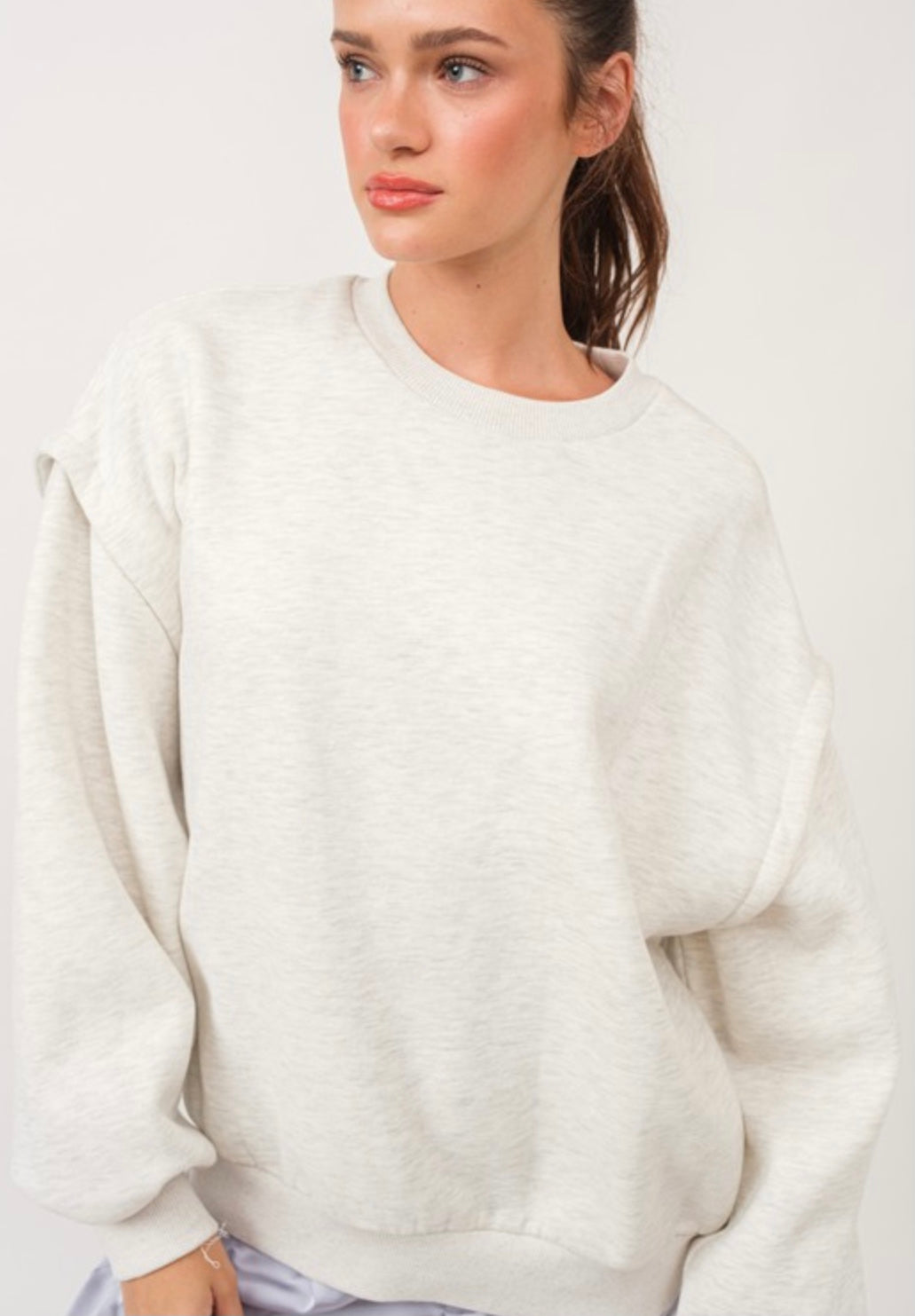 Oversized Mockneck Top