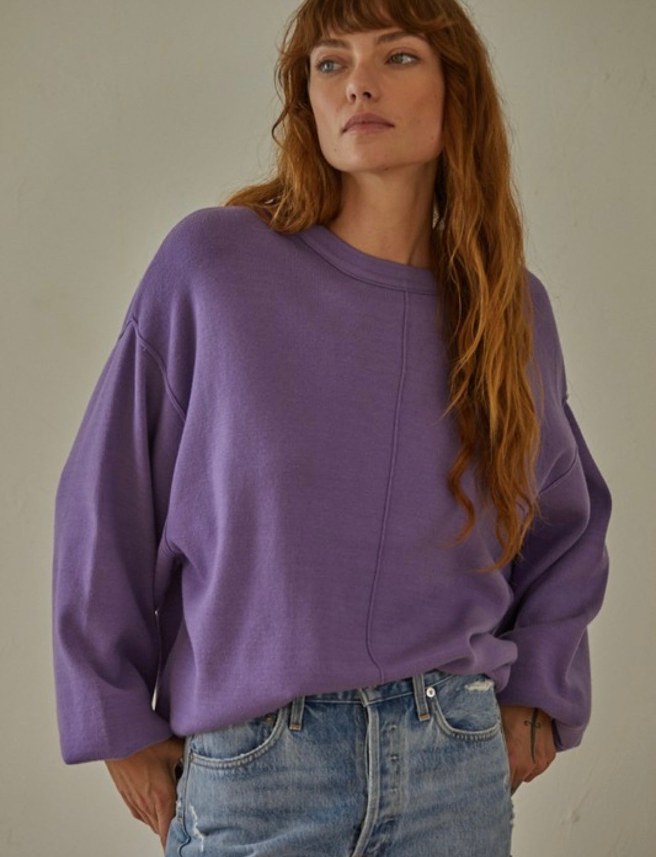 Dolman Knit Sweater Top