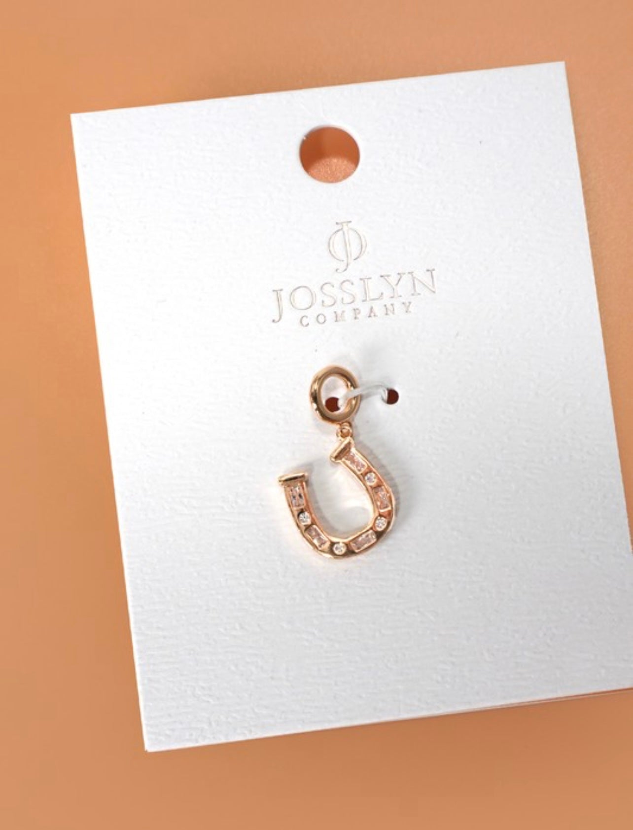 Brass Shoe Charm