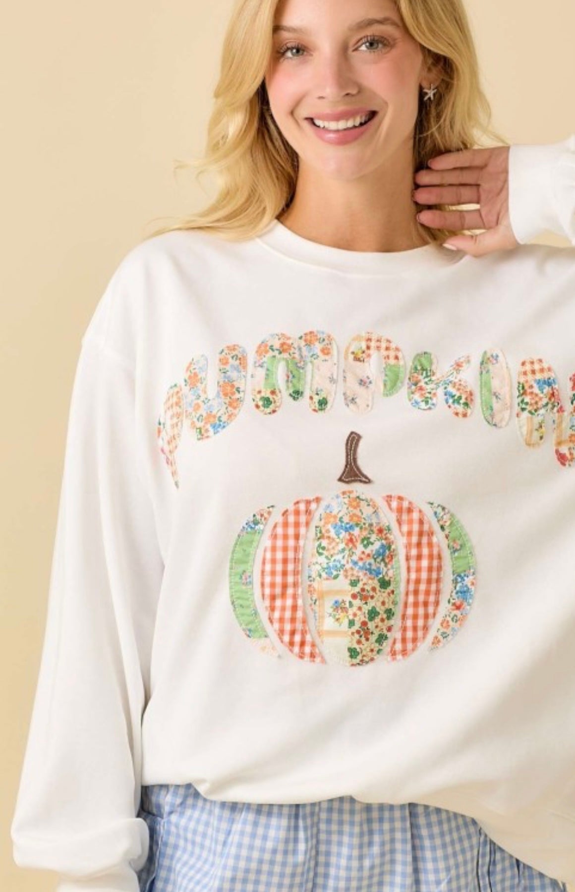 Pumpkin Patchwork Crewneck