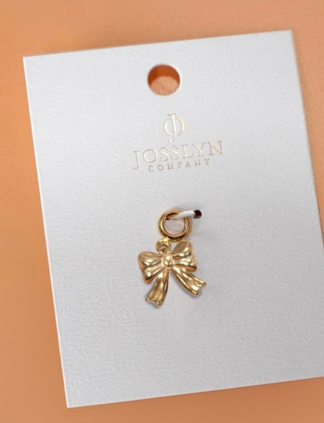 Brass Shoe Charm