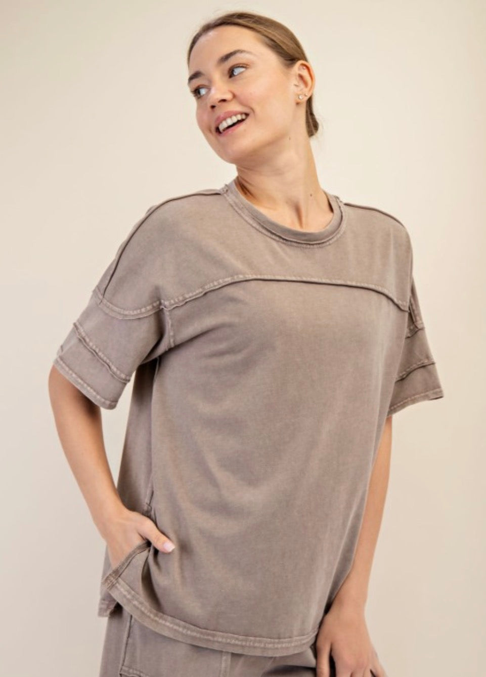 Cotton Poly Top