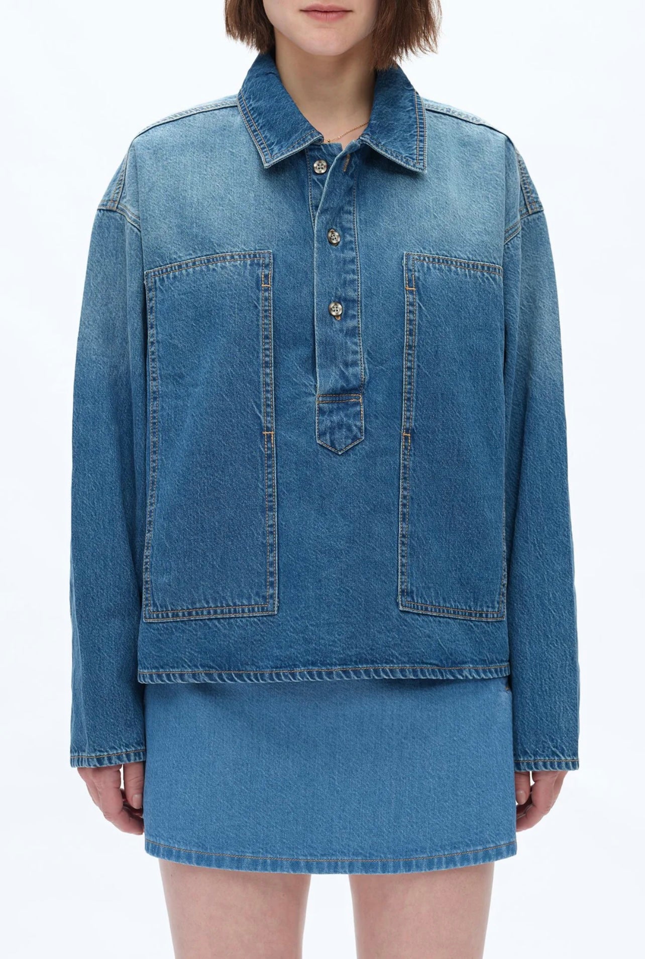 Bayeas Relaxed Denim Shirt