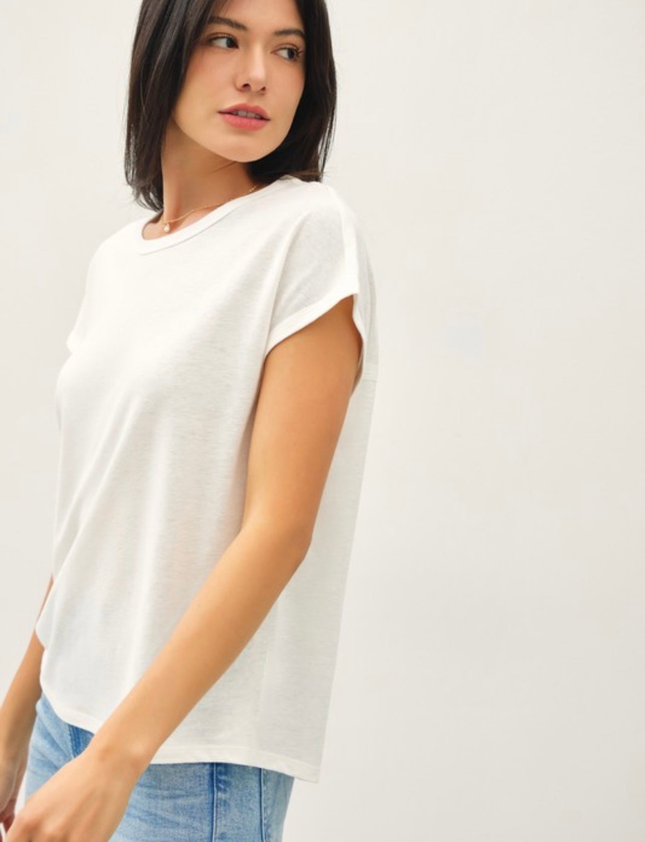 Basic Cap Sleeve Tee