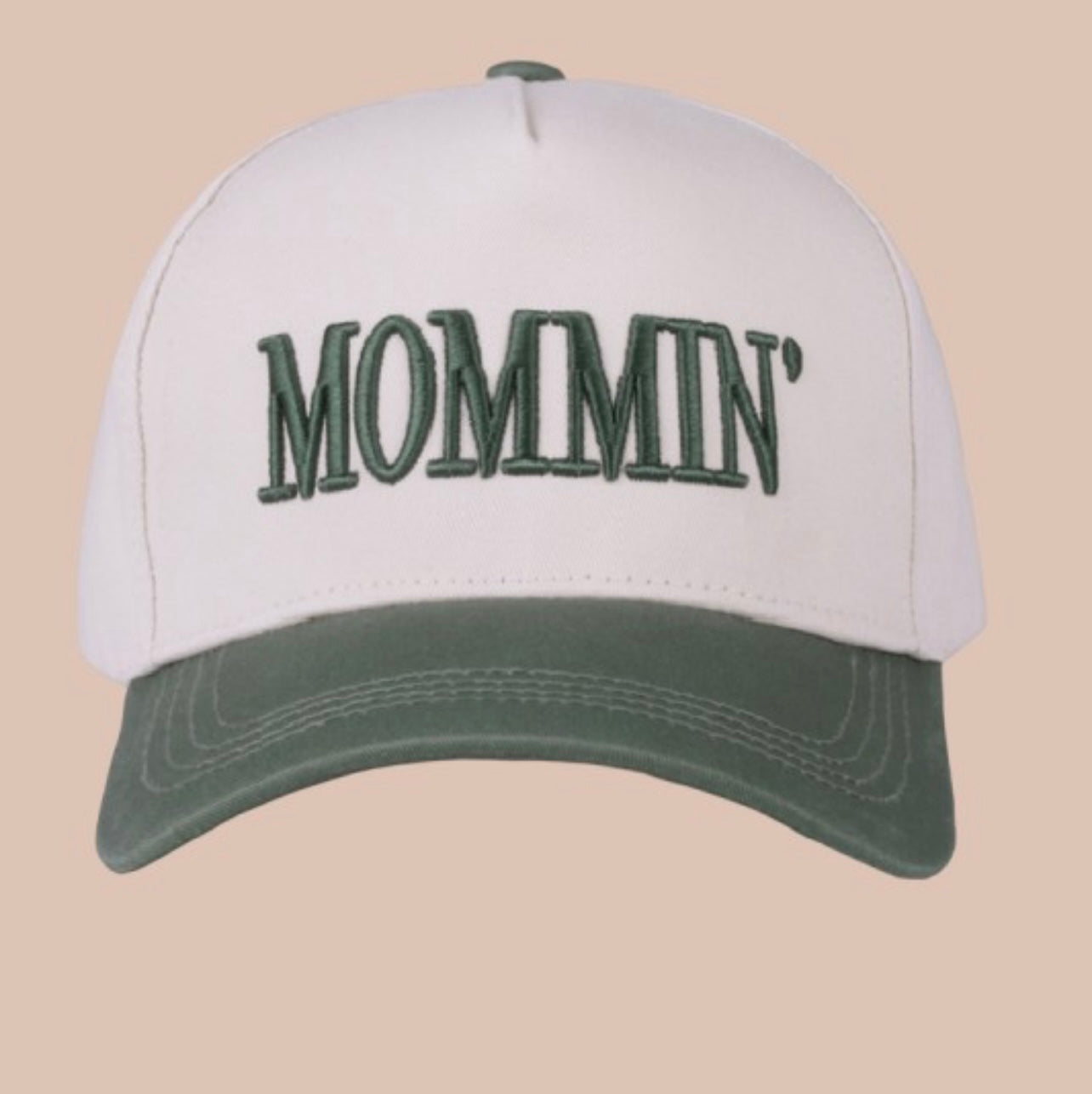 Mommin’ Two Tone Canvas Hat
