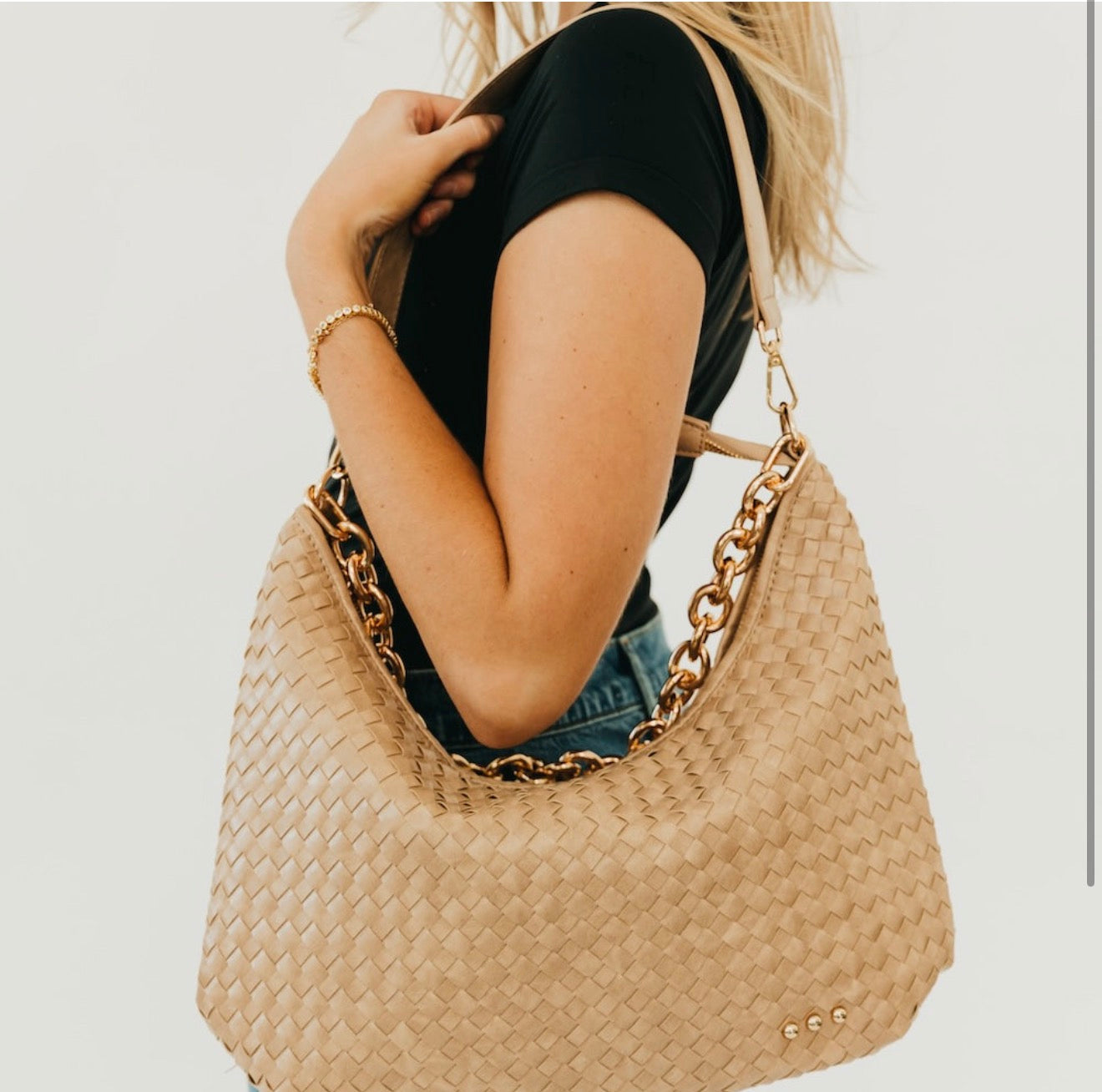 PS Sienna Slouchy Woven Bag