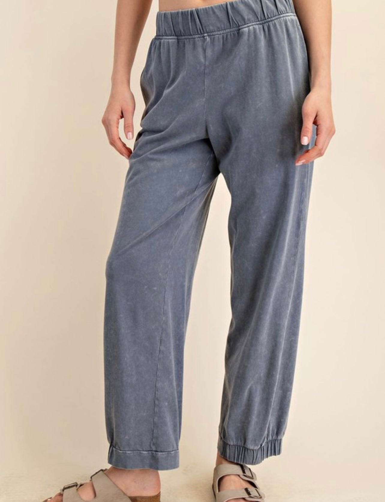 Washed Cotton Relax Pant