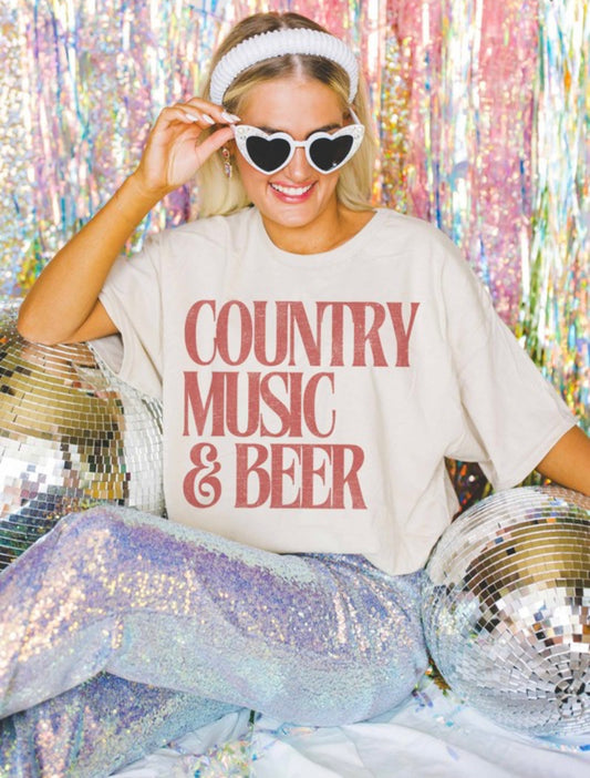 Country Music & Beer Tee