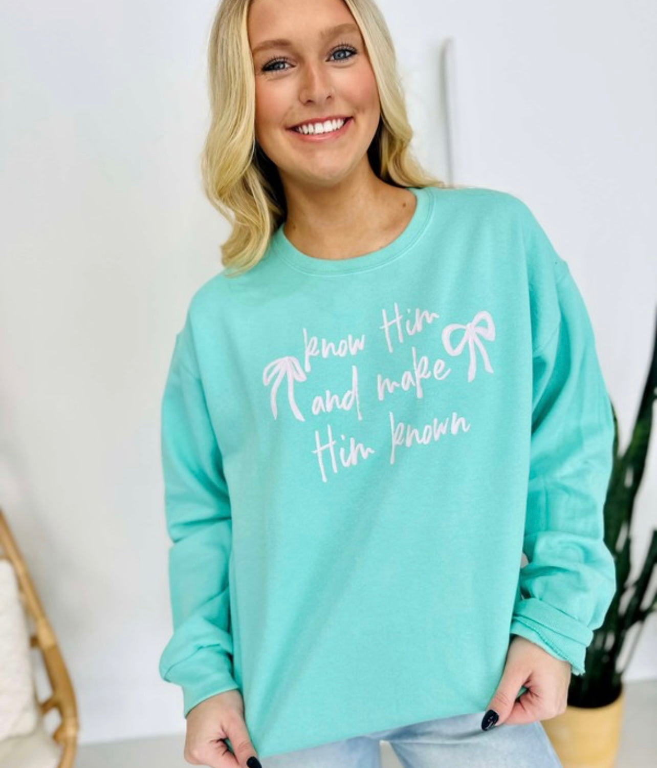 Make Him Known Crewneck