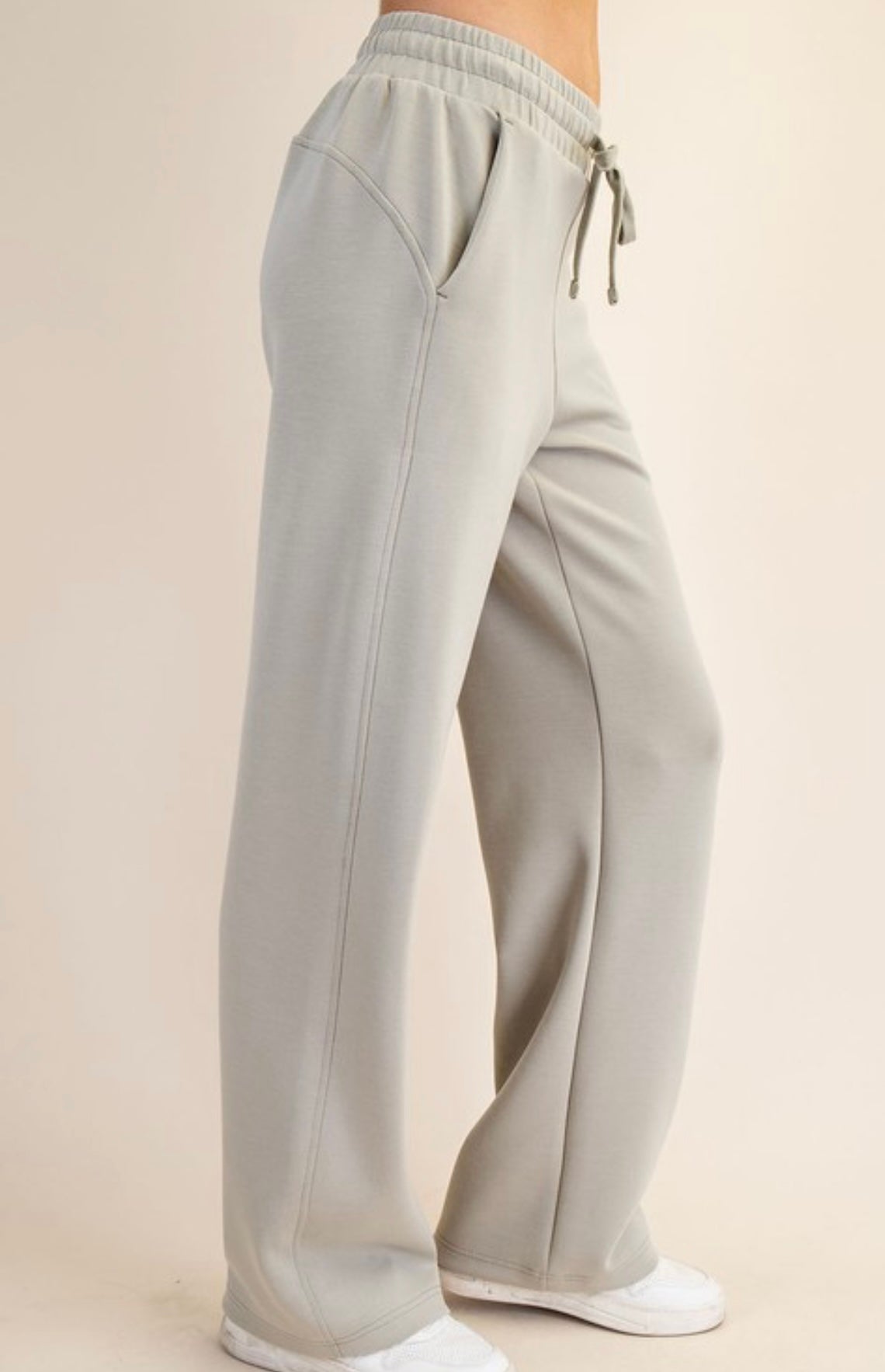 Poly Scuba Straight Pant