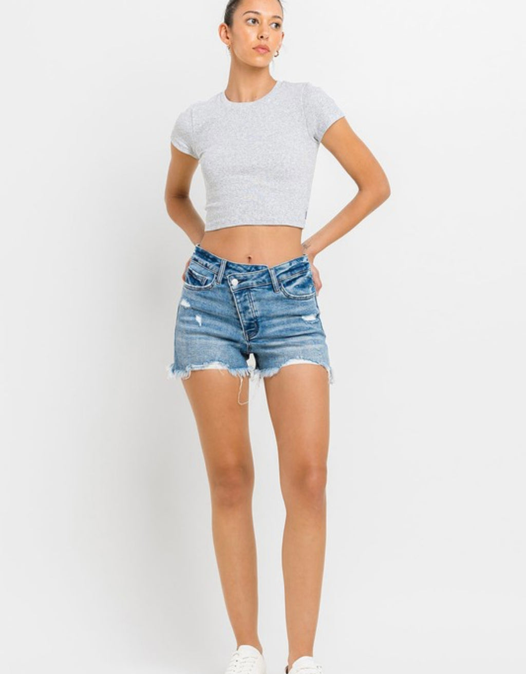 Vervet High Rise Criss Cross Short