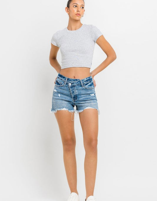 Vervet High Rise Criss Cross Short