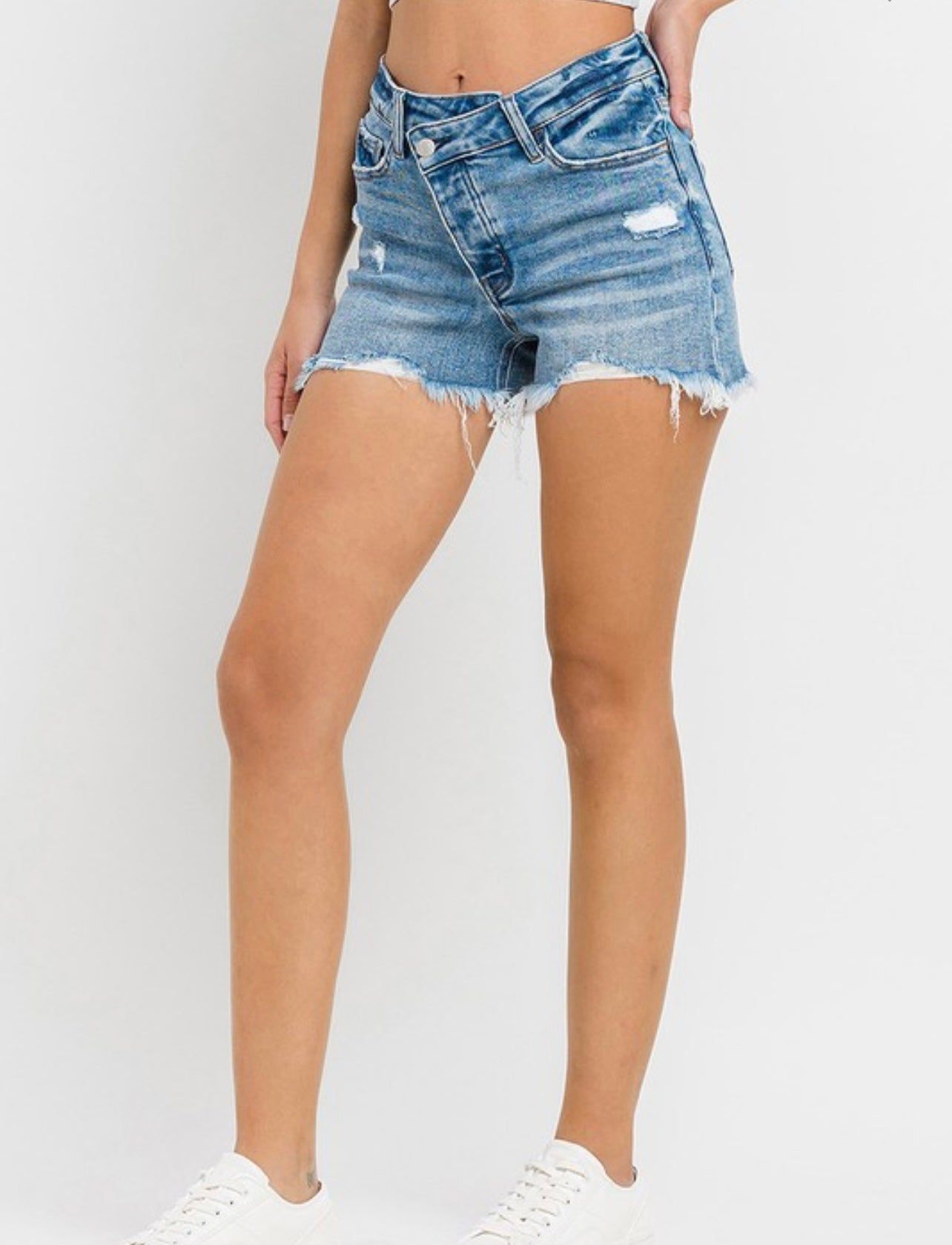 Vervet High Rise Criss Cross Short
