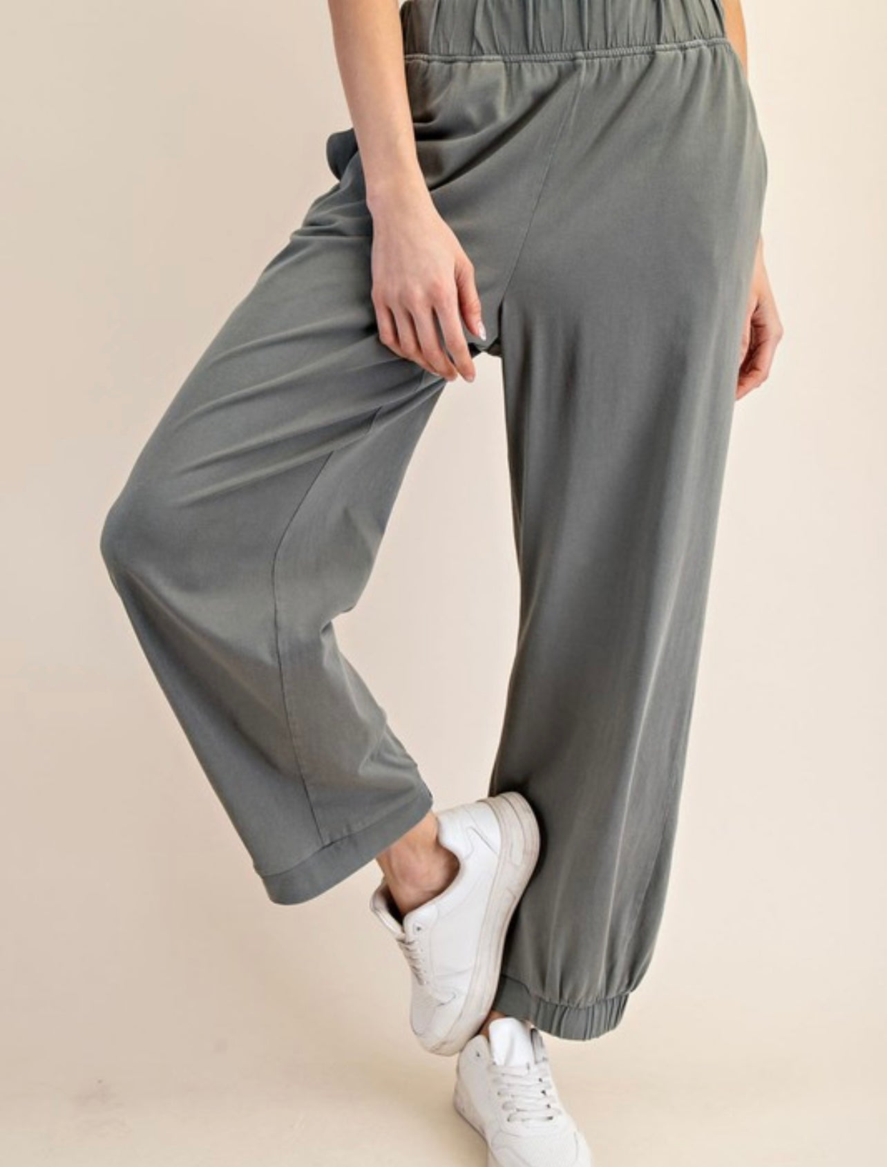 Washed Cotton Relax Pant