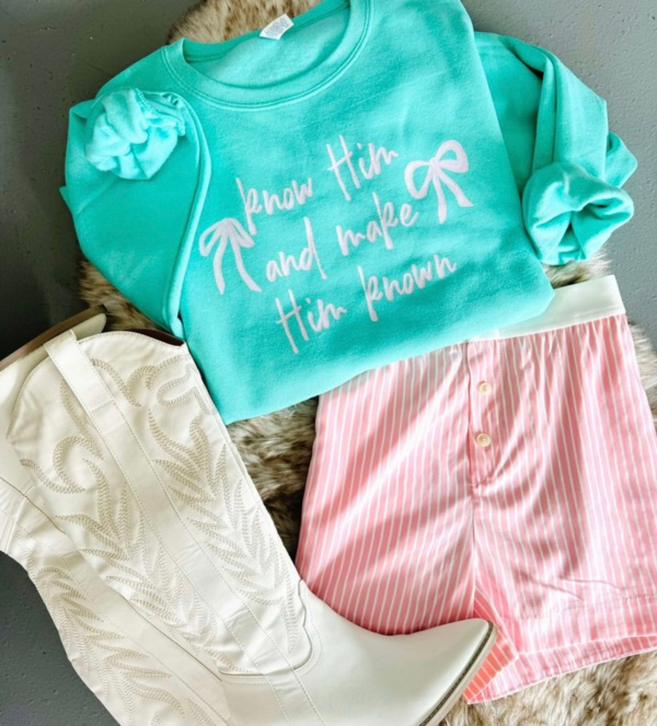 Make Him Known Crewneck