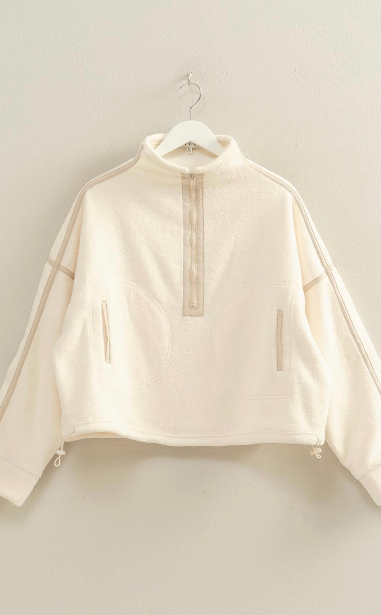 Fleece Half Zip Pullover