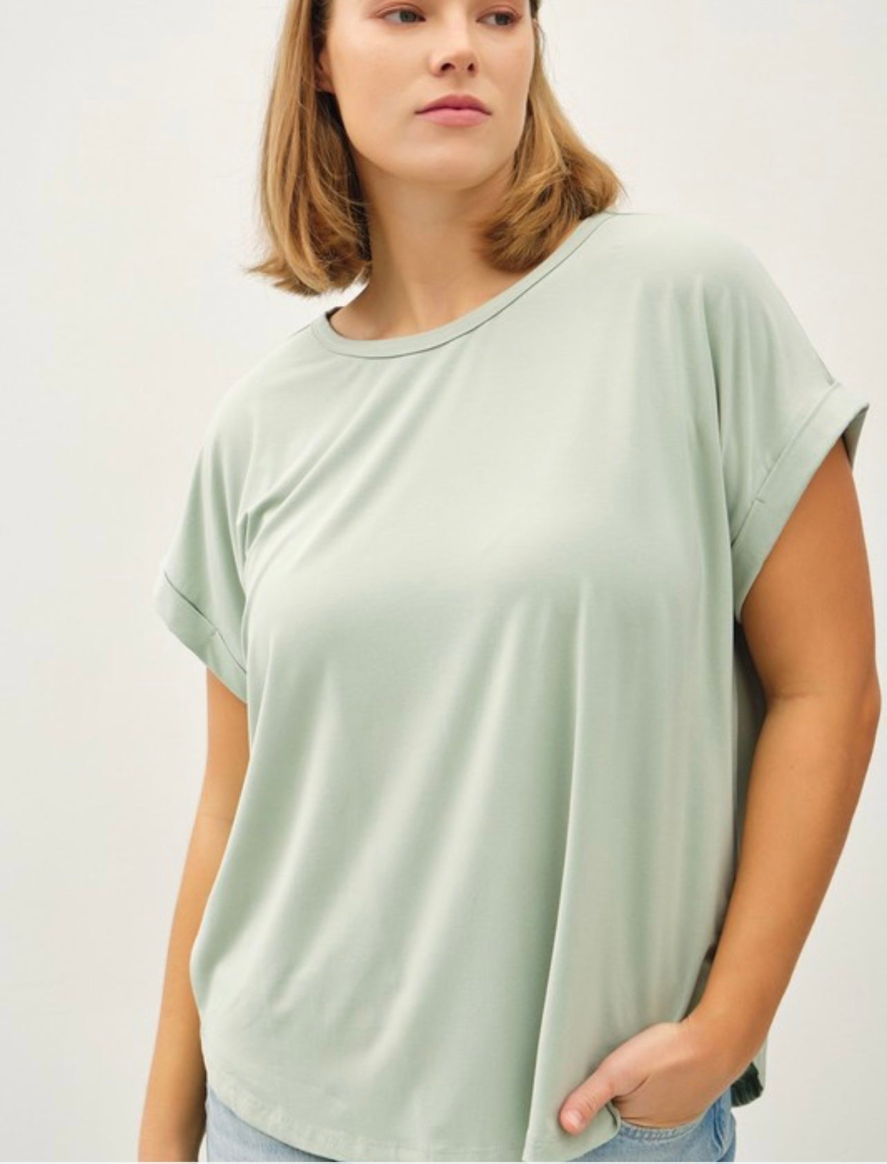 Modal Cap Sleeve Tee