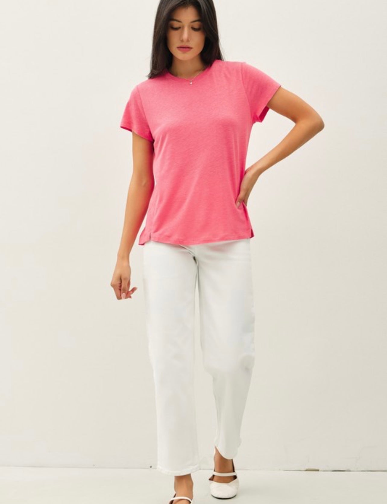 Classic Split Hem T Shirt