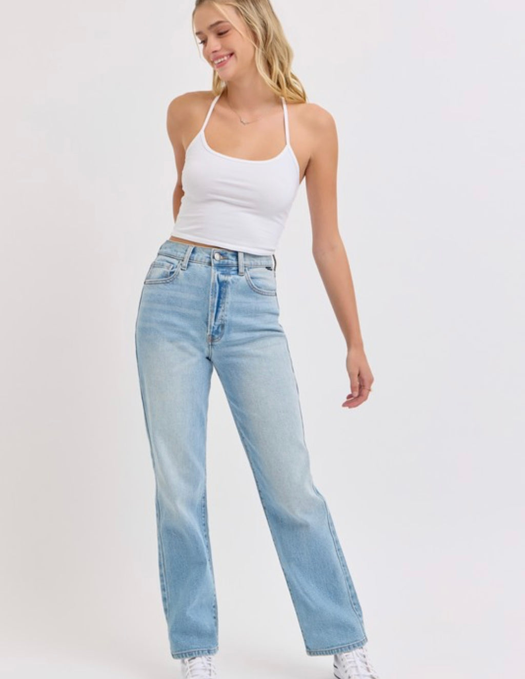 Cello Super High Rise Dad Jean