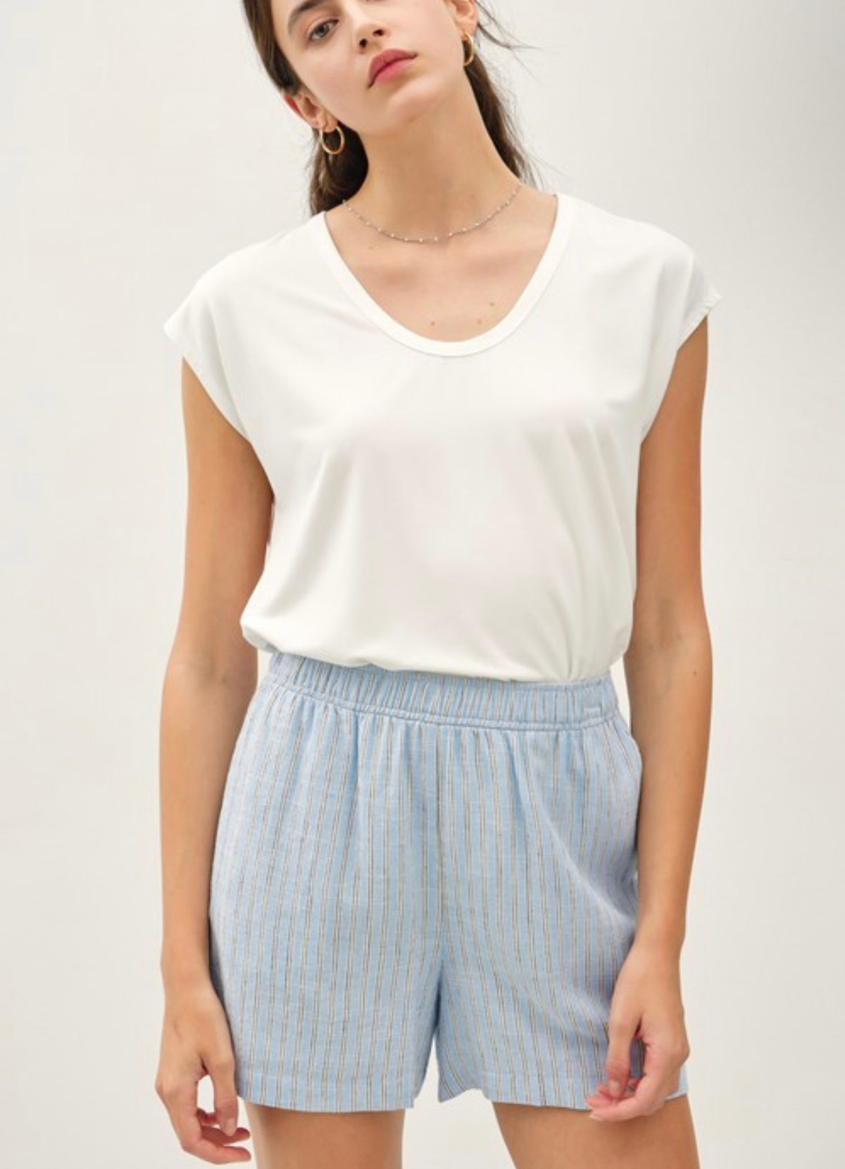 Striped Breezy Short