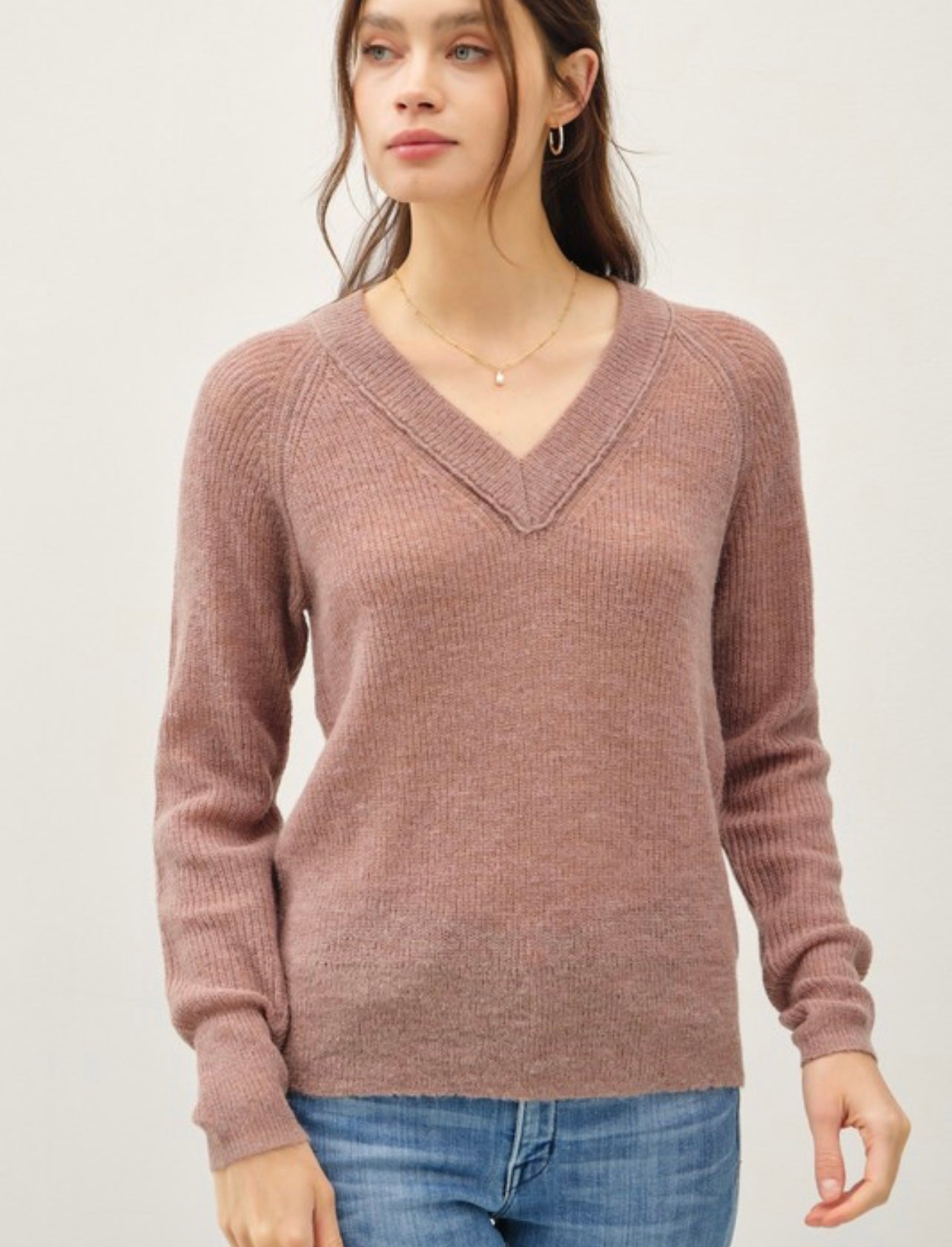 Lightweight Varsity Style Sweater