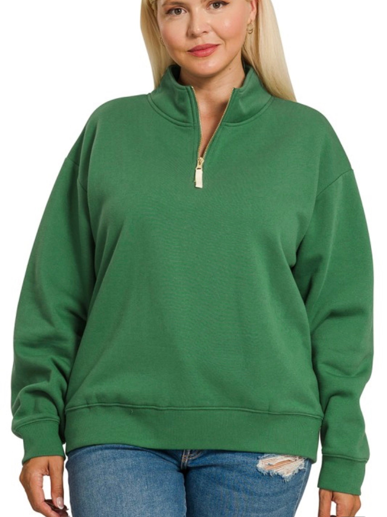 Fleece Half Zip Top