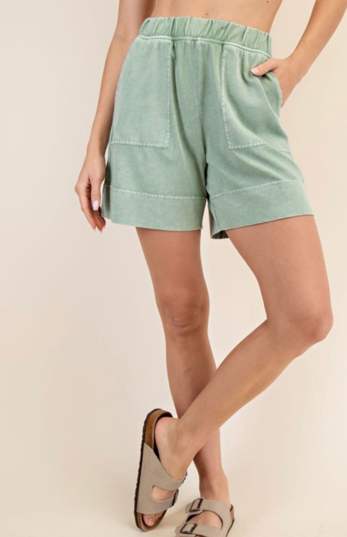 Cotton Poly Pocket Short
