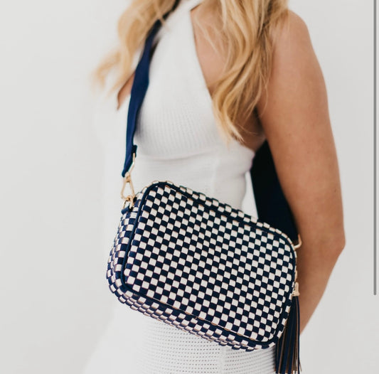 PS Woven Crossbody Bag