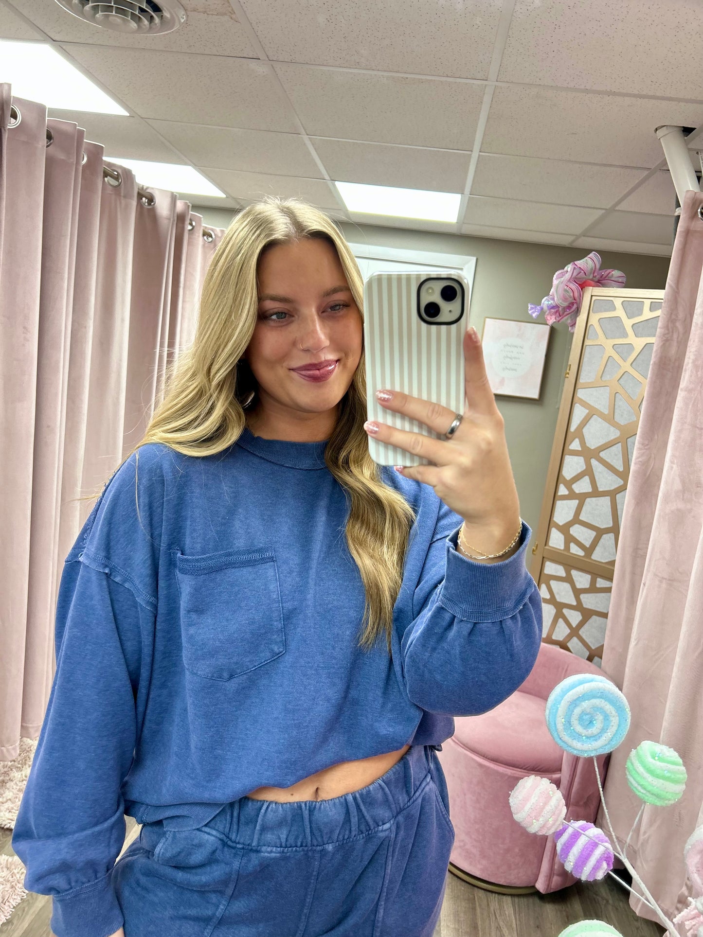 French Terry Pocket Pullover