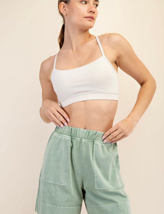 Cotton Poly Pocket Short
