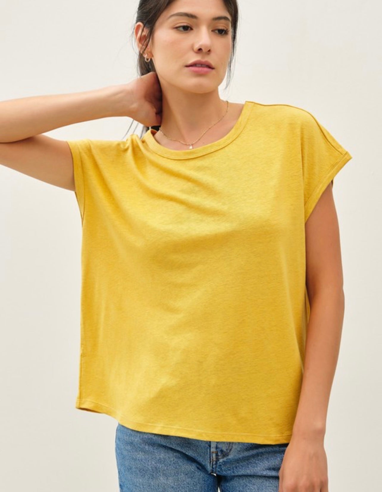Basic Cap Sleeve Tee