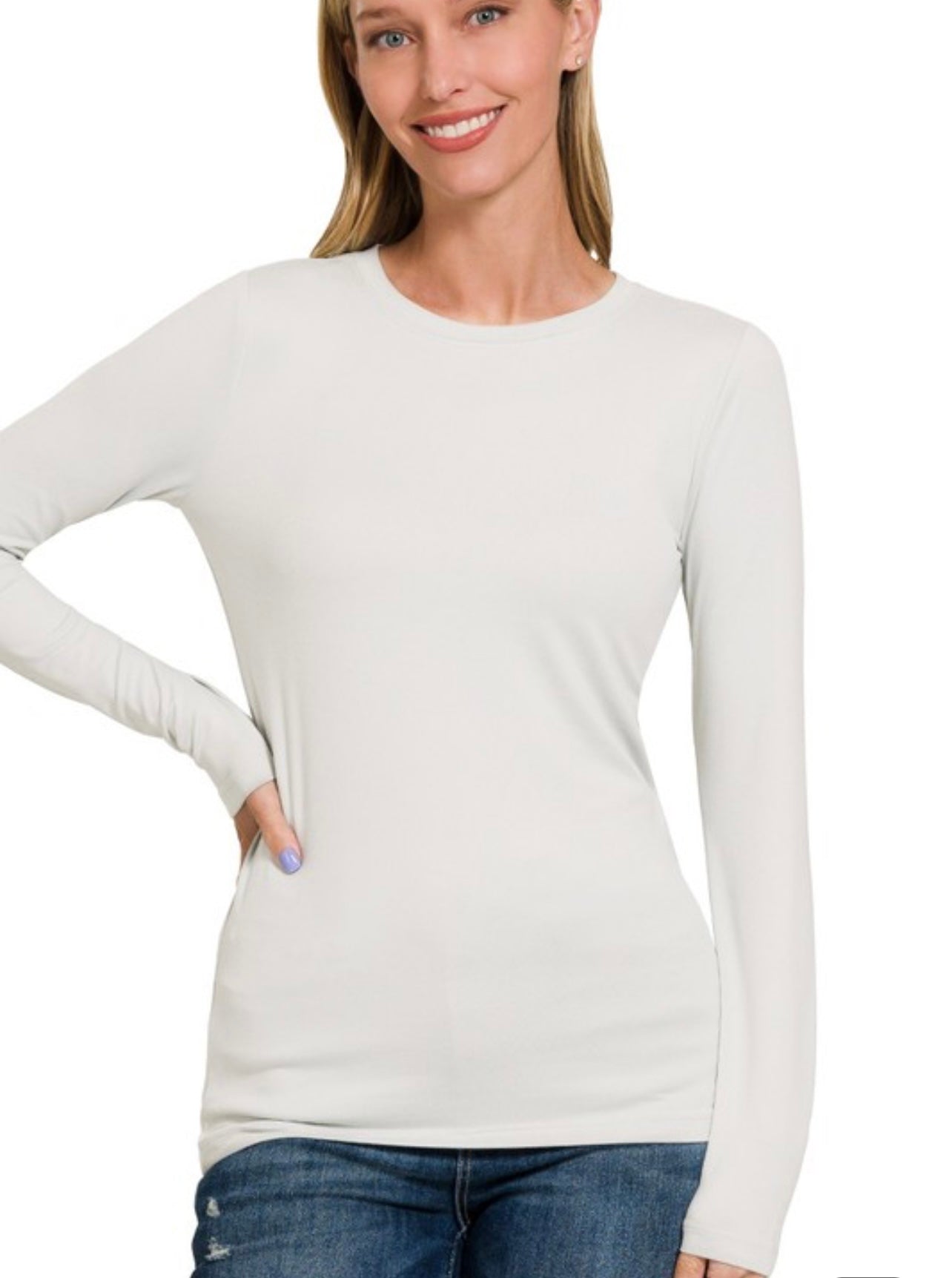 Microfiber Long Sleeve Top