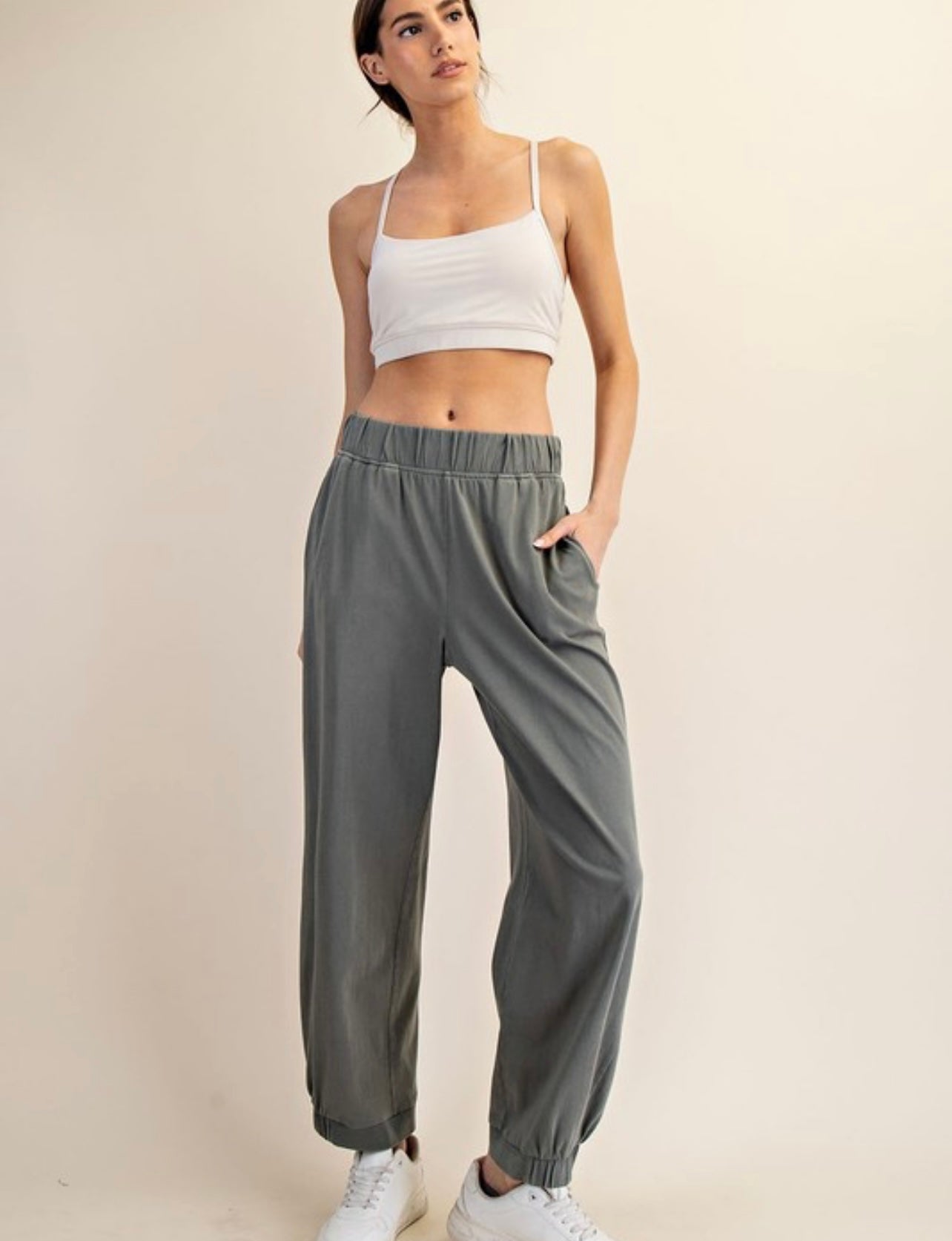 Washed Cotton Relax Pant