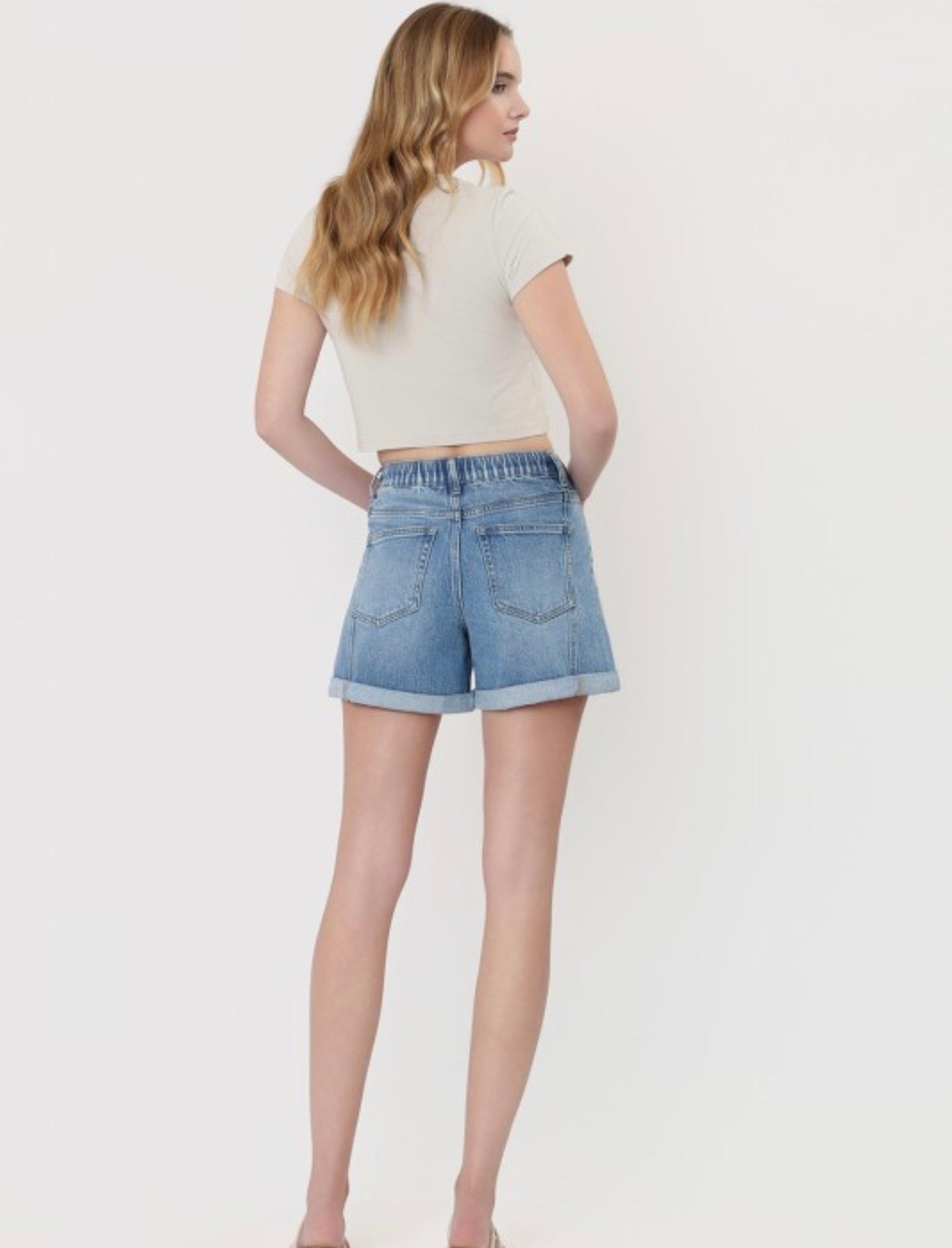 Vervet Super High Rise Drawstring Short