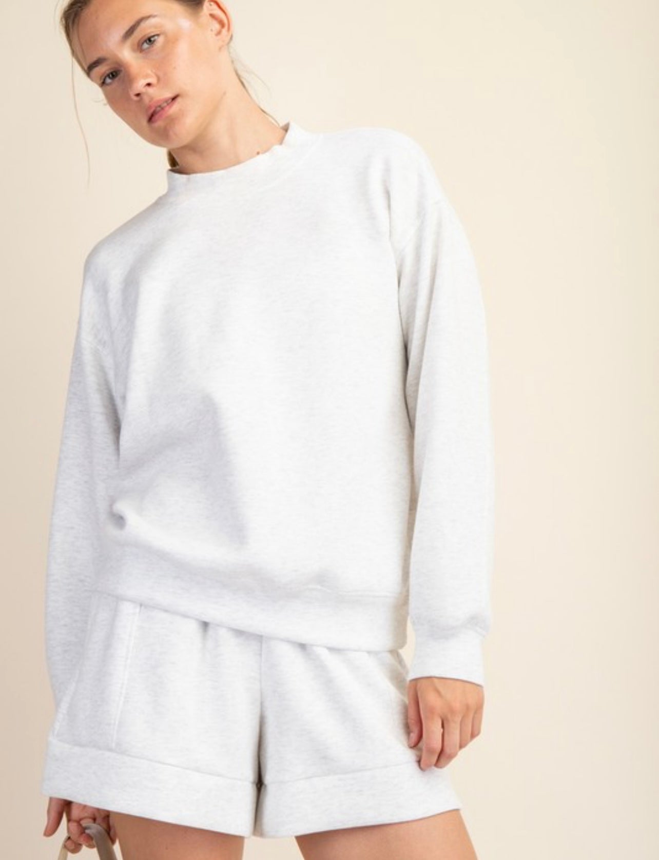 Poly Mockneck Pullover