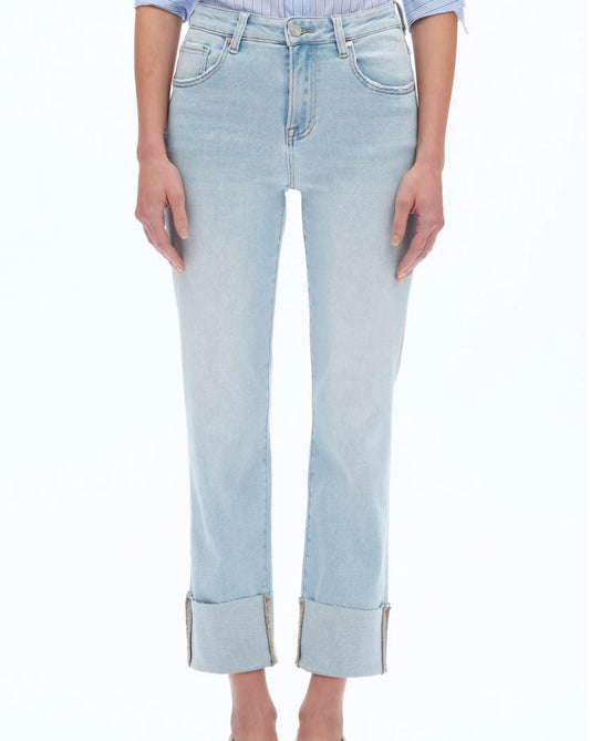 Bayeas High Rise Cuff Straight Leg