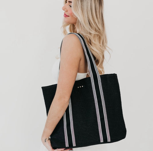 PS Ruby Raffia Tote Bag