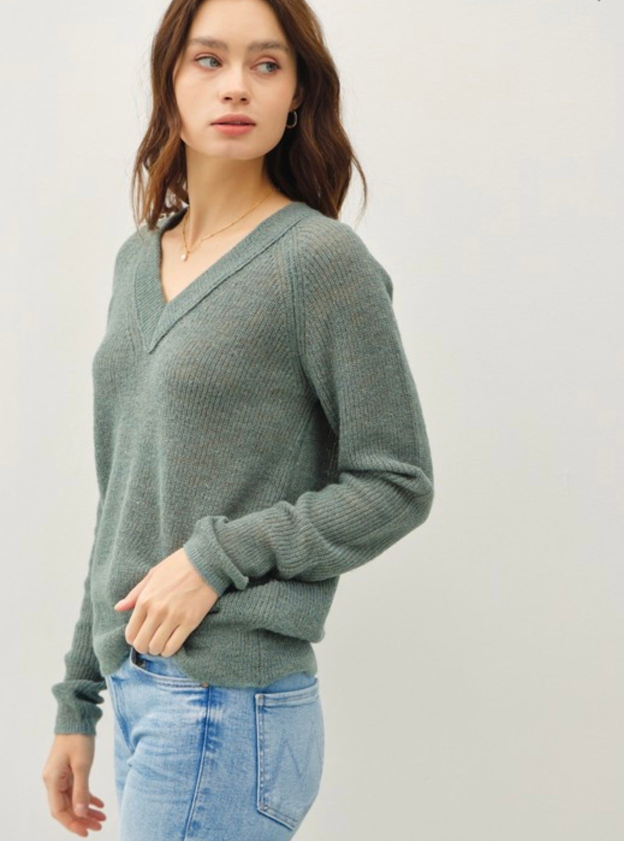 Lightweight Varsity Style Sweater