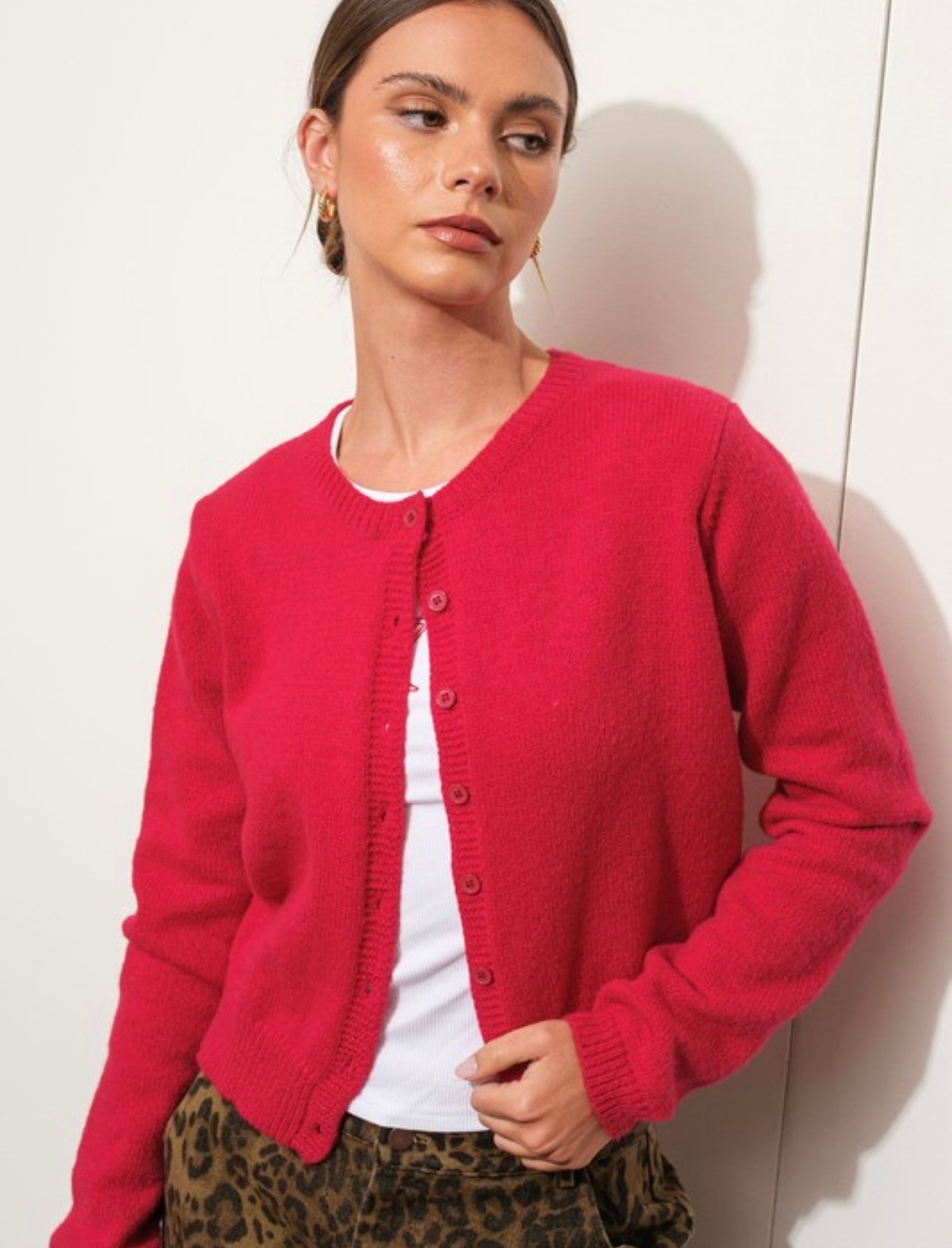 Soft Knit Basic Cardigan